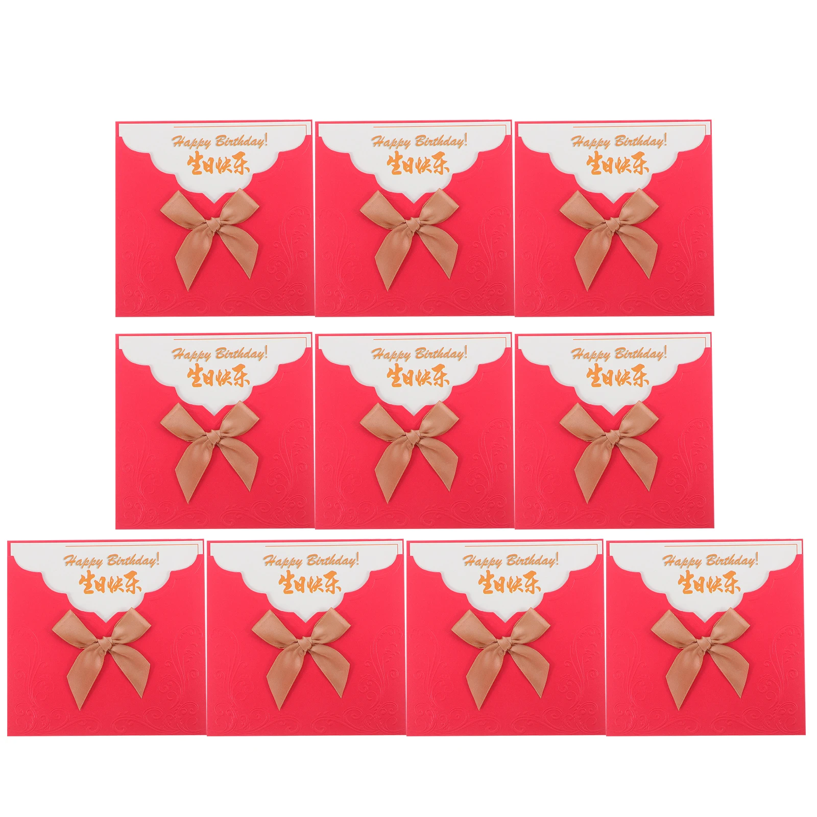 

10 Sets Birthday Card Business Holiday Cards for Employees Greeting Easter Kids Diy