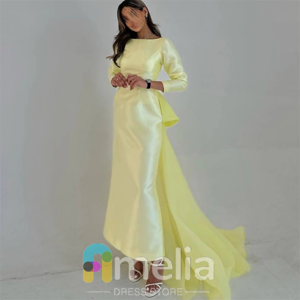 Amelia Elegant Party dresses Woman O Neck  A-Line  Evening Prom Dresses for Special Occasions Long Formal Gowns For Dubai 2024