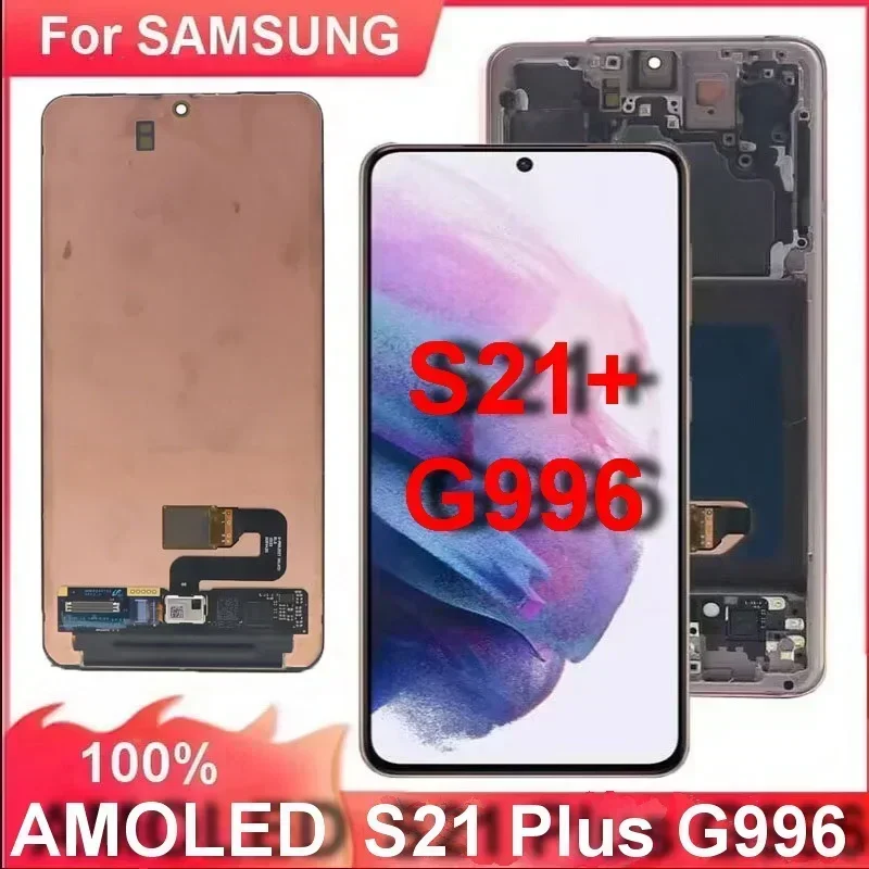 

SUPER AMOLED s21 Plus LCD For Samsung Galaxy S21Plus Display G995F G9960 G996B S21+ Lcd Display Touch Screen Digitizer Assembly