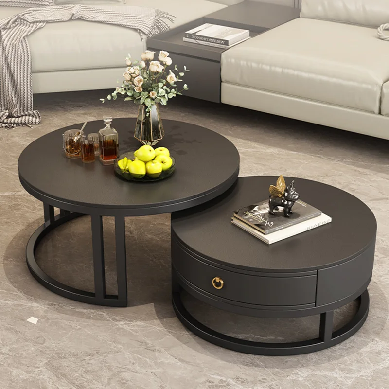 Slate Coffee Corner Weird Furniture Design Table Luxury Boards Tables Tv Living Room Sofa Side Console Muebles Hallway Set