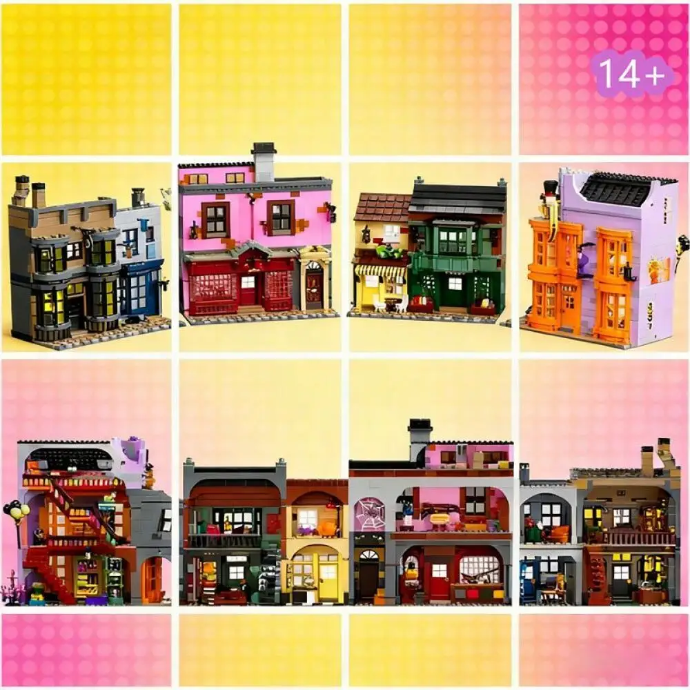 

2026 NEW 75978 Classic 5544Pcs Diagoned Alley MOC Movie Series Model Kids Home Decoration DIY For Friends Gifts