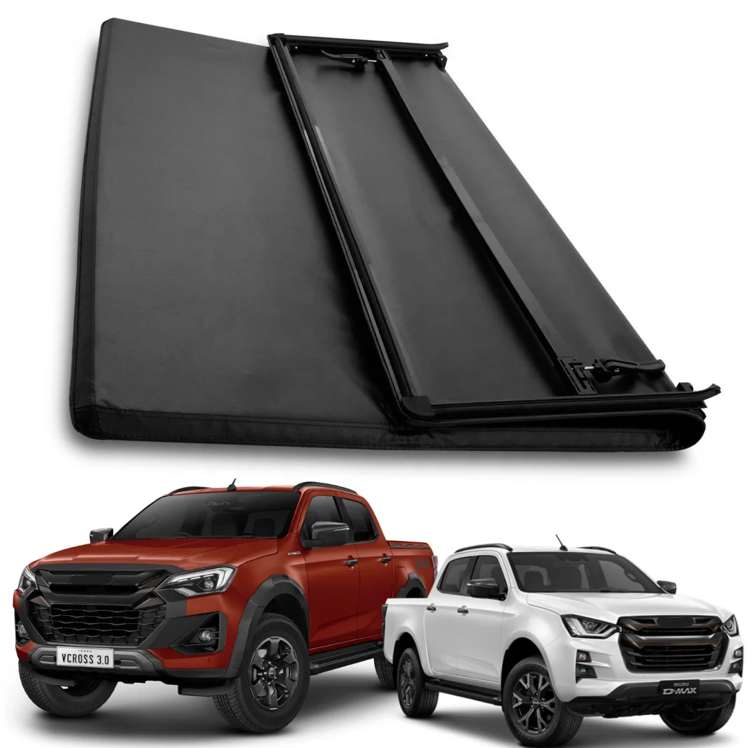 

Pickup Soft Trifold Tonneau Folding Cover For Pickup Soft Trifold Tonneau Cover Truck Bed Cover Pick Up For Isuzu Dmax D-MAX