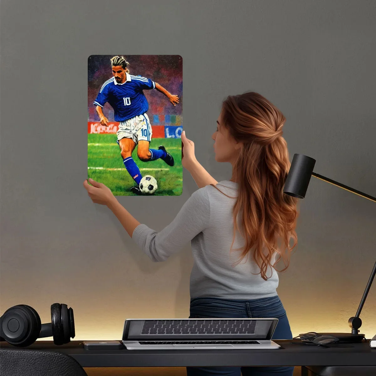 روبرتو باجيو اللوحة علامة الرياضة ملصق جدار الديكور غرفة مخصص معدن القصدير علامات ل جدار الفن الديكور الرجعية ديكور المرآب