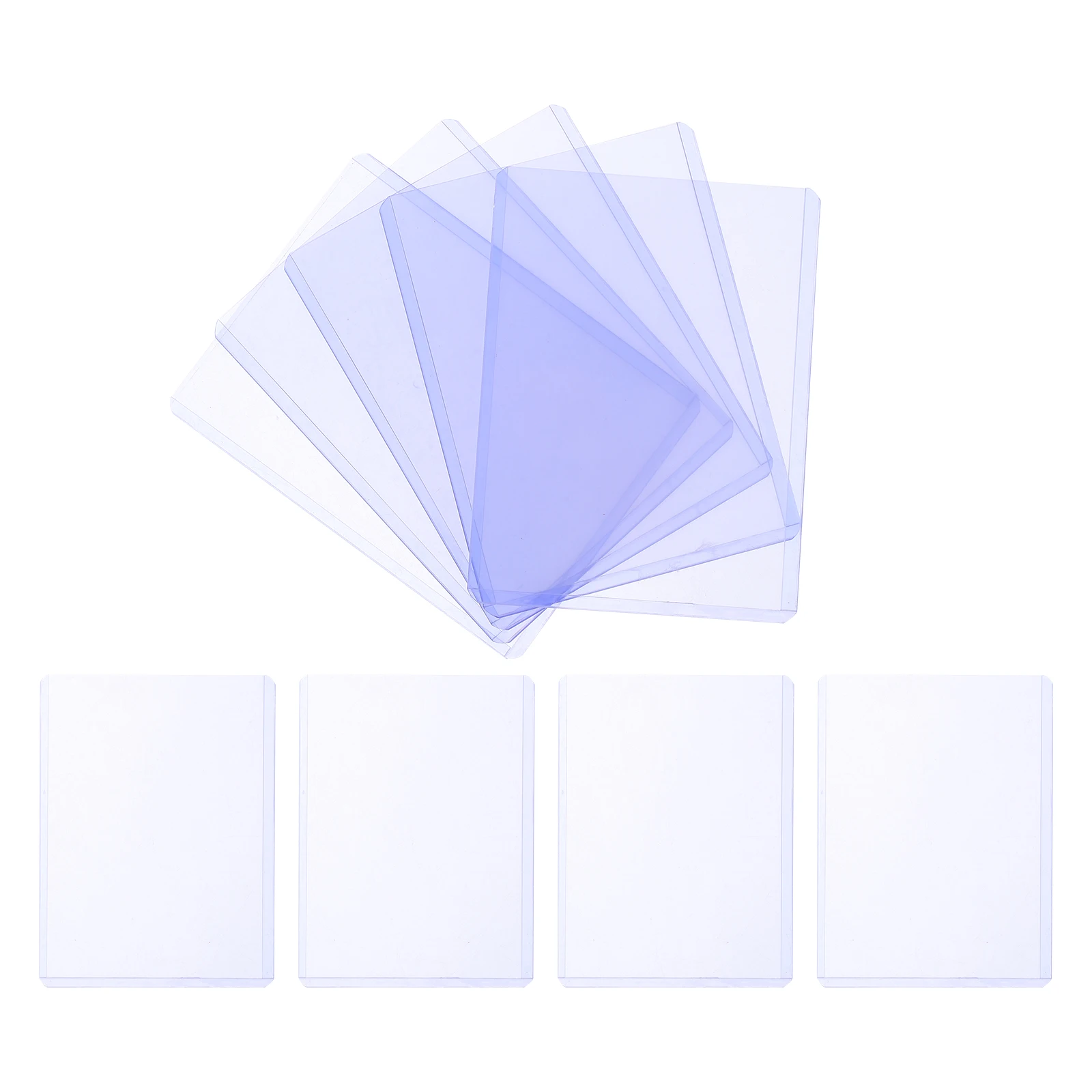 

25Pcs Playing Card Sleeves Heavy Duty PVC Card Protector Transparent Hard Shell for Game Trading Cards Shockproof and Scratch