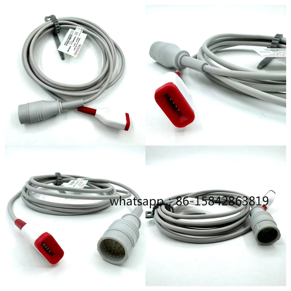 Compatible M Series SpO2 Extension Cable Reusable TPU Adapter Cable Medical Accessory ISO Certified Packed Bag