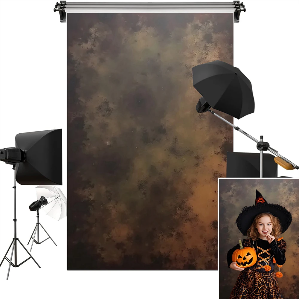 Yeele Brown Gradient Photography Background for Solid Abstract Texture Adult Art Portrait Wedding Birthday Party Decor Backdrop