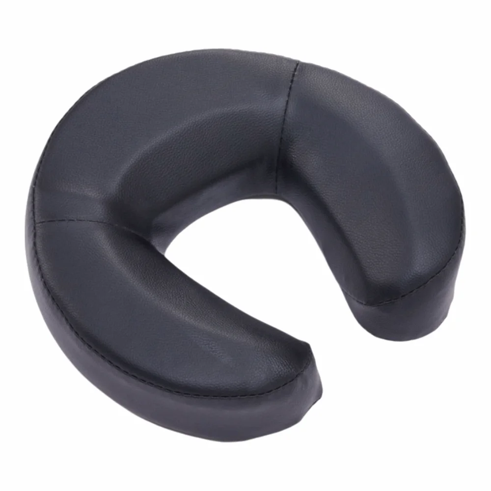 Lying Face Hole Adjustable Massage Headrest Folding Extendable Face Pillow Support Easy to Install Removable Head Cradle Home