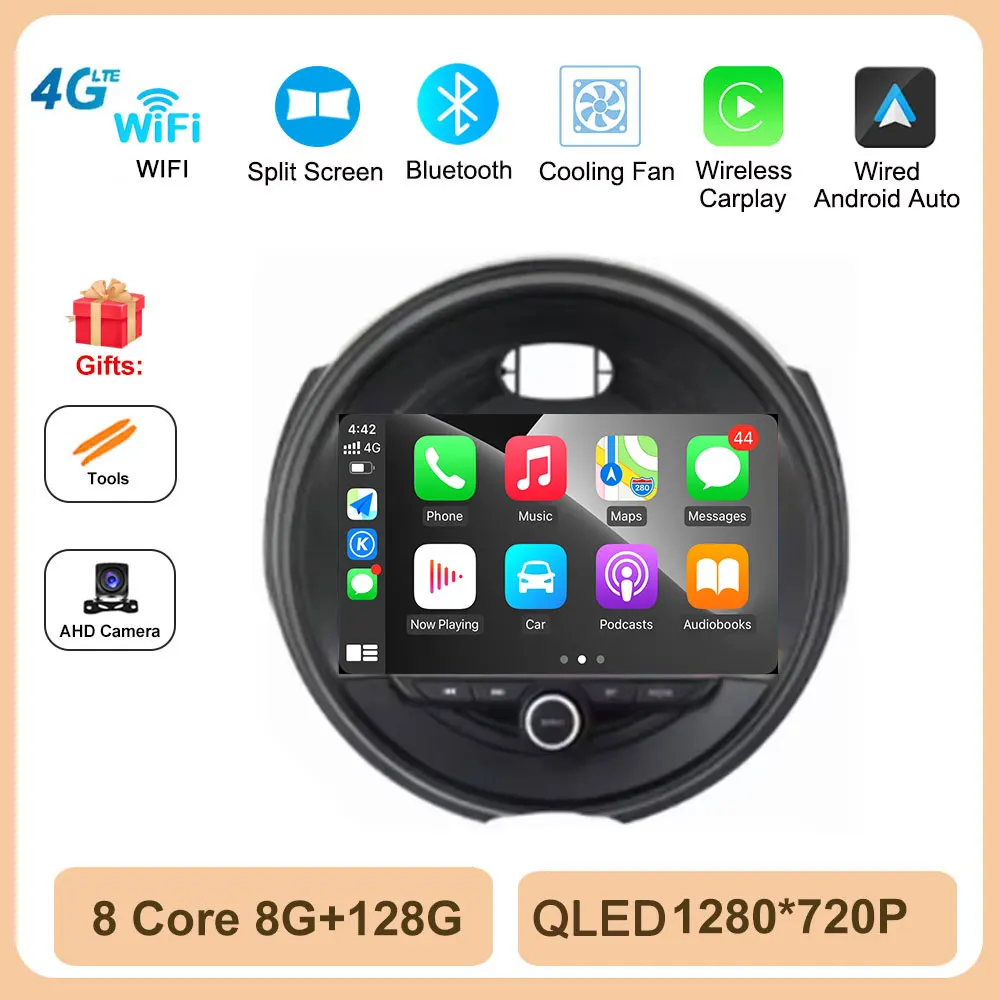 Android 16 Autoradio Stereo Voor BMW MINI Cooper F54 F55 F56 F60 2015-2019 Carplay Auto Radio Multimedia speler 4G WIFI