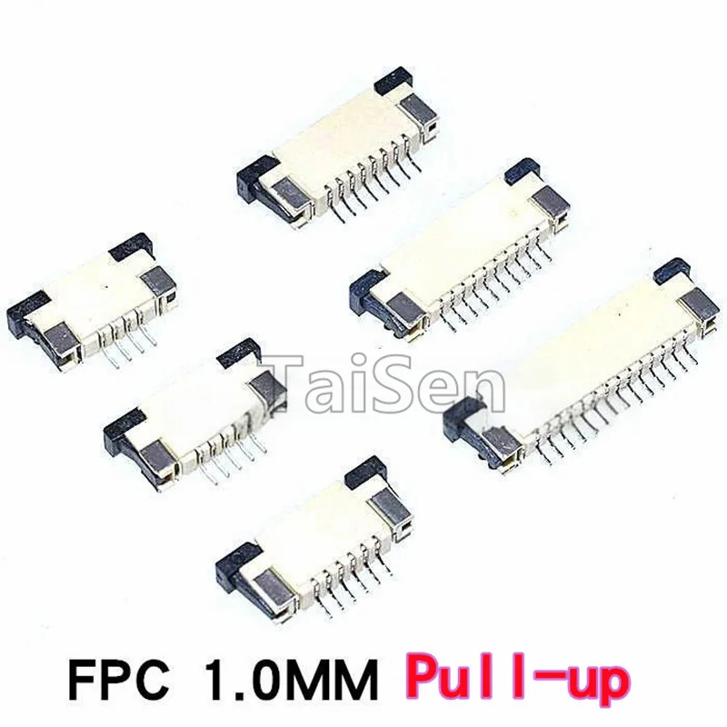10 PZ 1.0 MM FPC Connettore Scorrevole 4P 6/8/10/12/14/16/20/24/30P Pull-up Pull-down connessione ribaltabile