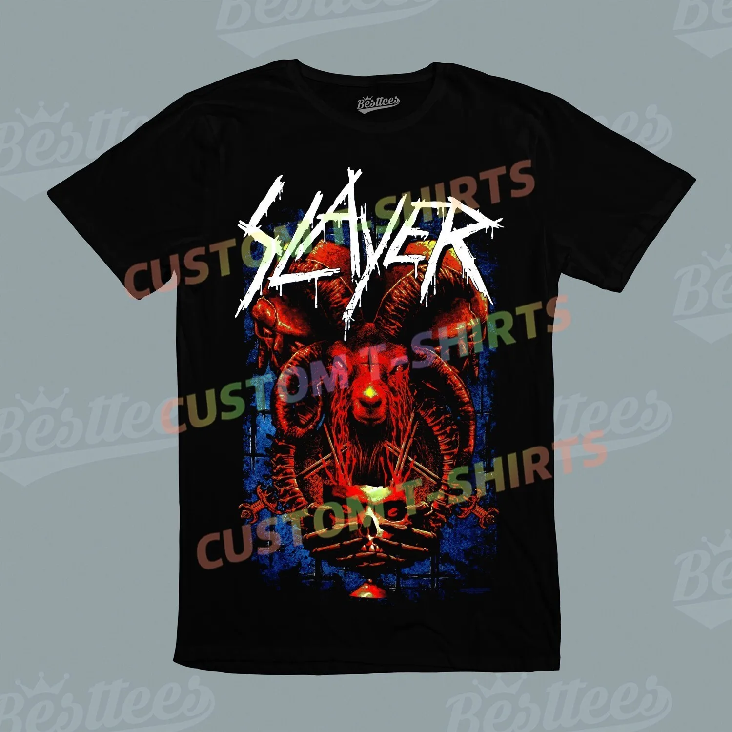

Slayer Trash Metal Nuclear Blast Metal Blade Huntington Park Music Band T-Shirt