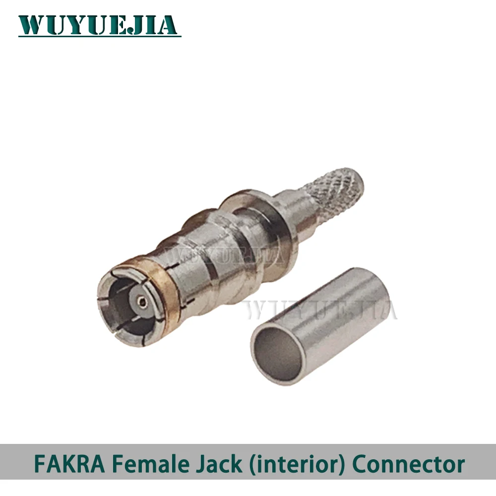 Fakra Female Internal 2pieces RF Coaxial Wire Connectors for RG316/RG174 Pigtail Cable Fakra A/B/C/D/E/F/G/H/I/K/Z