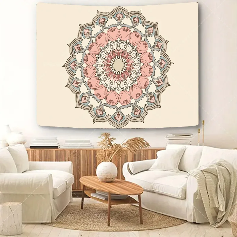 1 قطعة نسيج الجدار بوهو شيك ماندالا نسيج لديكور الحائط ، فن المنزل على الطراز البوهيمي
