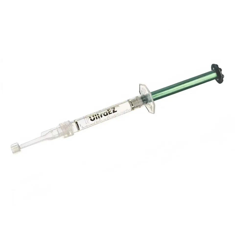 

Гель-гипоаллергенный Ultradent UltraEZ в шприце и с аппликатором для снятия чувствительности после отбеливания зубов и восстановления эмали после осветления