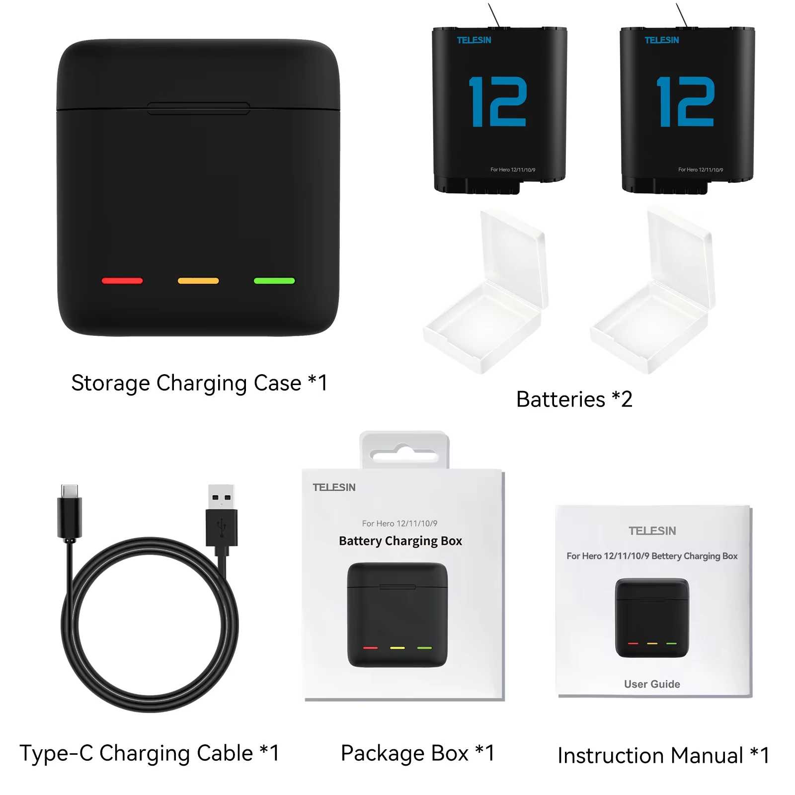 2 Battery Set