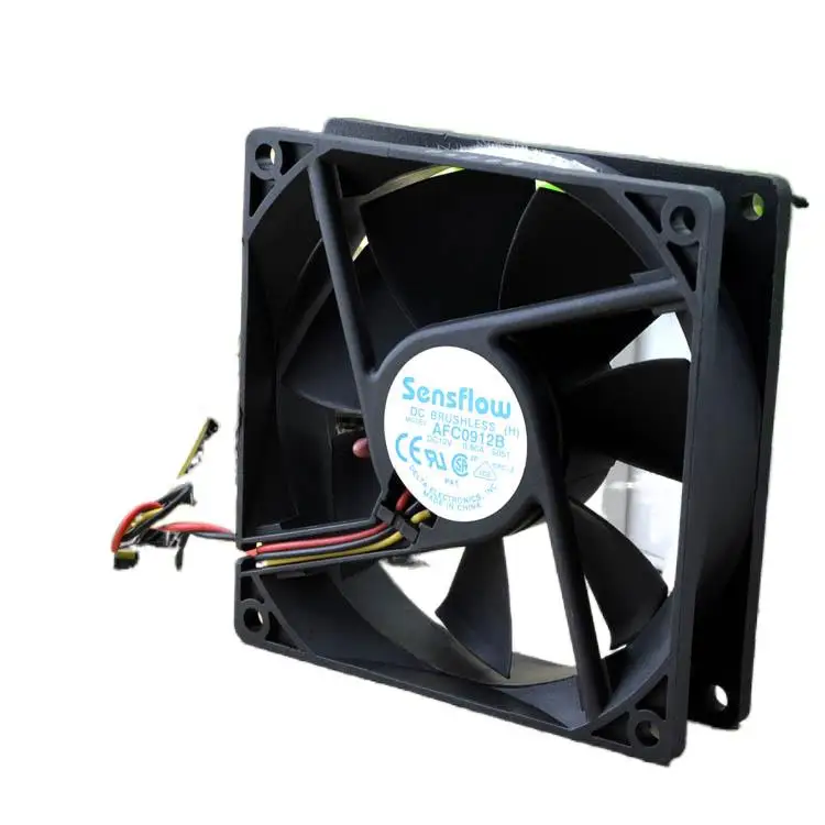 

Delta AFC0912B 9025 12V 0.60A 9CM 9 Cm3 Line Temperature Control CPU Chassis Fan