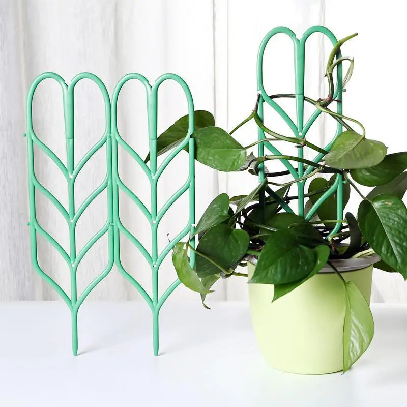 1/2/3Pcs Plastic Plant Support Pile Vines Climbing Stake Flower Potted Rack Fixed Rod For Greenhouse Arrangement