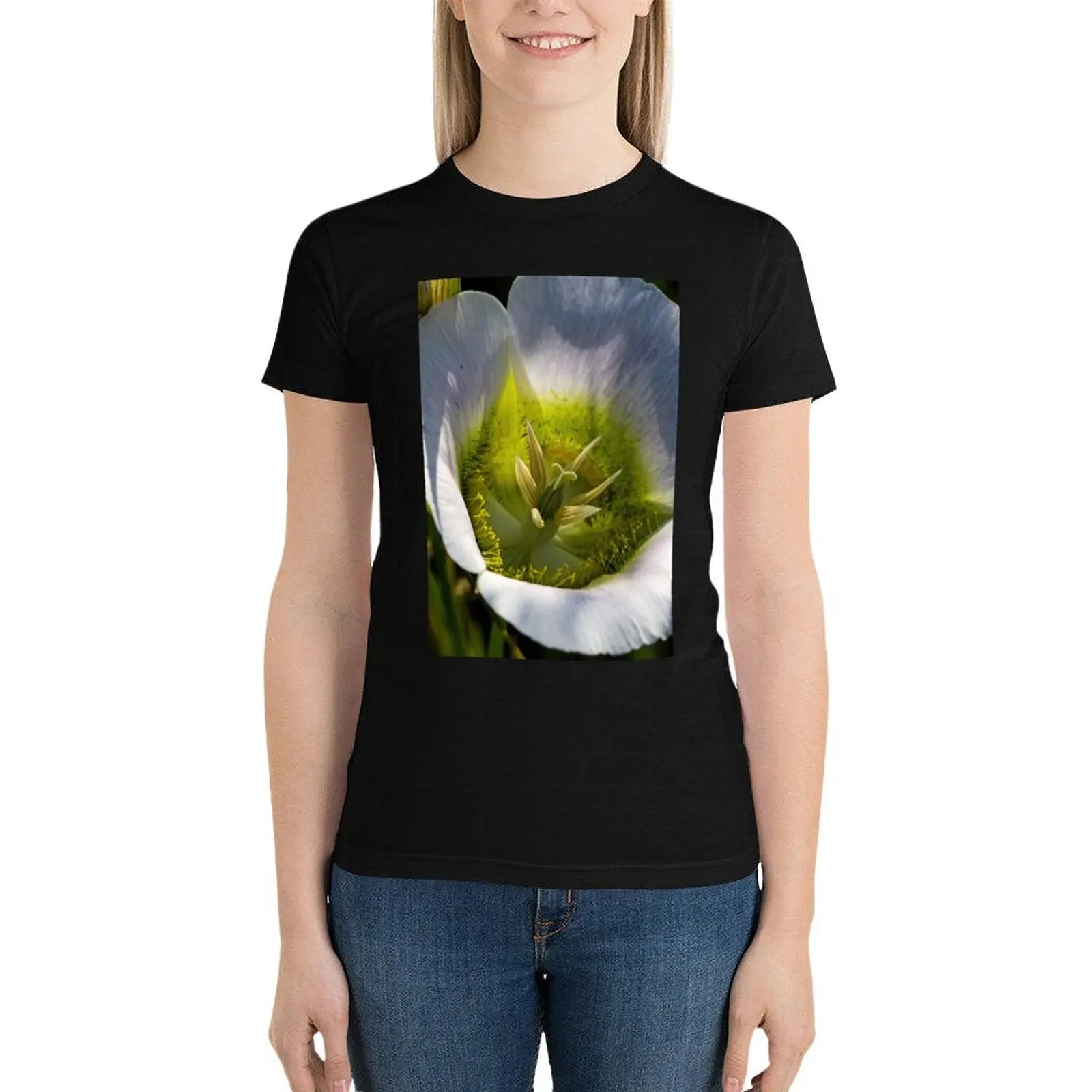 Mariposa Lily T-Shirt graphics plus size tops tshirts for Women