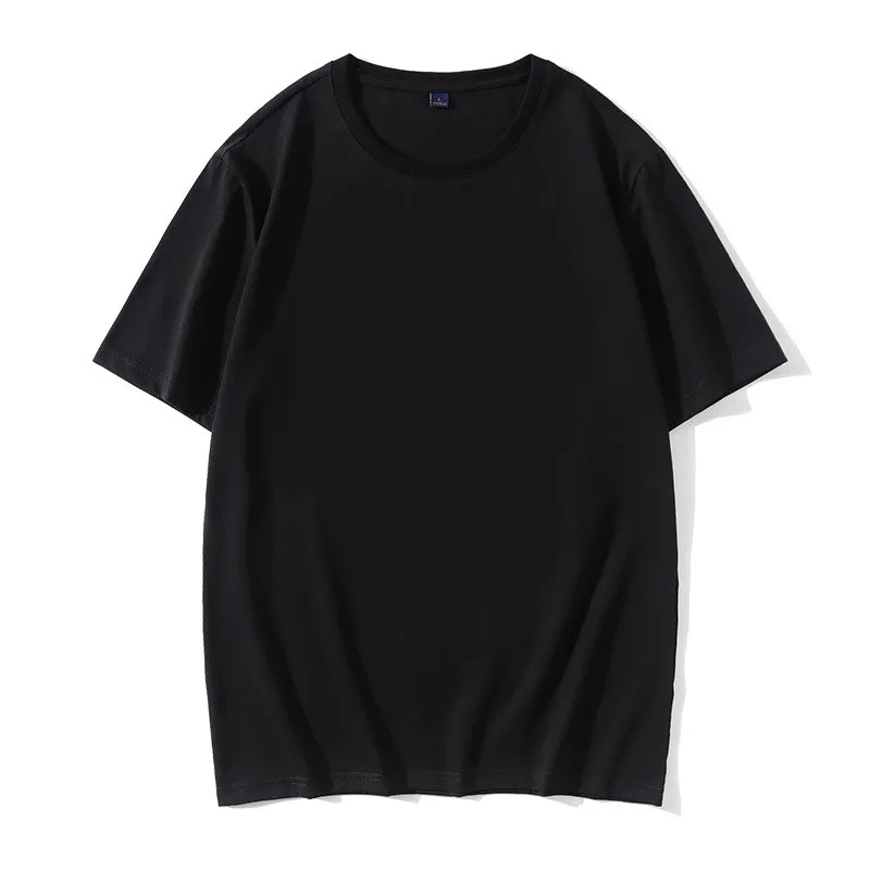 

Lustrous Cotton T-Shirt Men's Printed Logo Summer Ice Sensation round Neck Short Sleeve Casual White Body DIY Printed Pattern