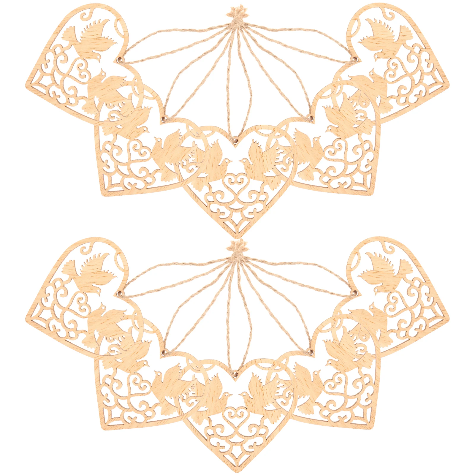 

10Pcs Mr and Mrs Design Wood Hollow Ornaments for Wedding Decor Embellishments Scrapbooking Wedding Decoration