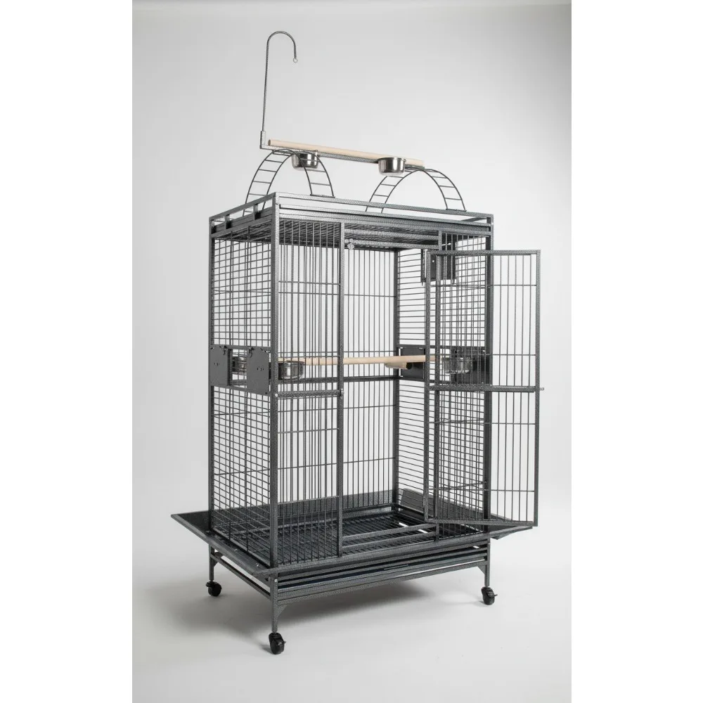 Extra Large Elegant Bird Cage with Play Top for Parrots Finches Macaws
