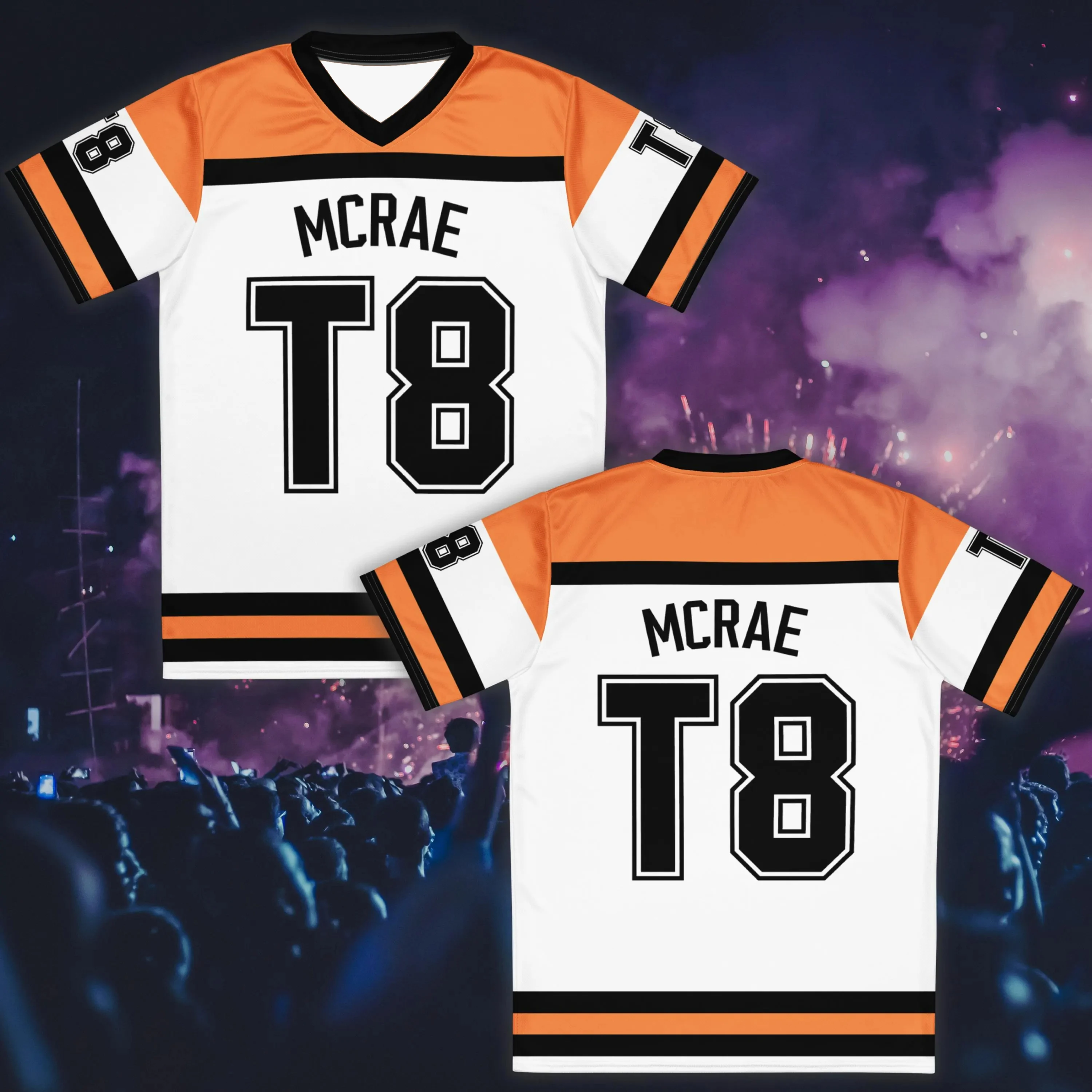 Zomer Nieuwe T8 Tate Mcrae Concert Fan T-shirt Dames V-hals Oversized Ademend Comfortabel Shirt Heren Paar Sweatshirt