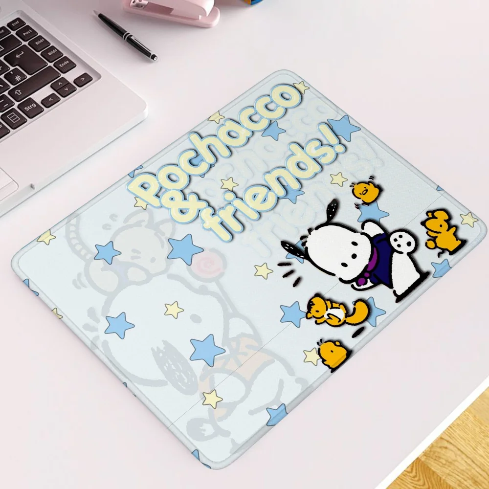 Anime Mouse Pad Small Rubber Mat Pochacco Pc Gamer Accessories Mousepad Company Gaming Laptop Game Mats Desk Accessory Mause Hot