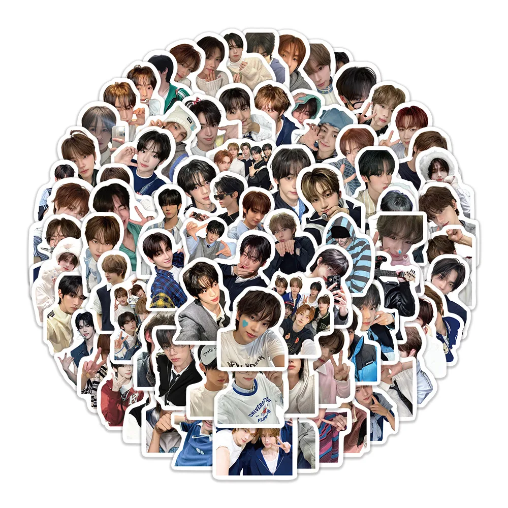 100 PCS NEW KPOP Tws stickers Waterproof Cool  Luggage Skateboard Phone Bike Car Fans Collection Gift SHINYU DOHOON YOUNGJAE