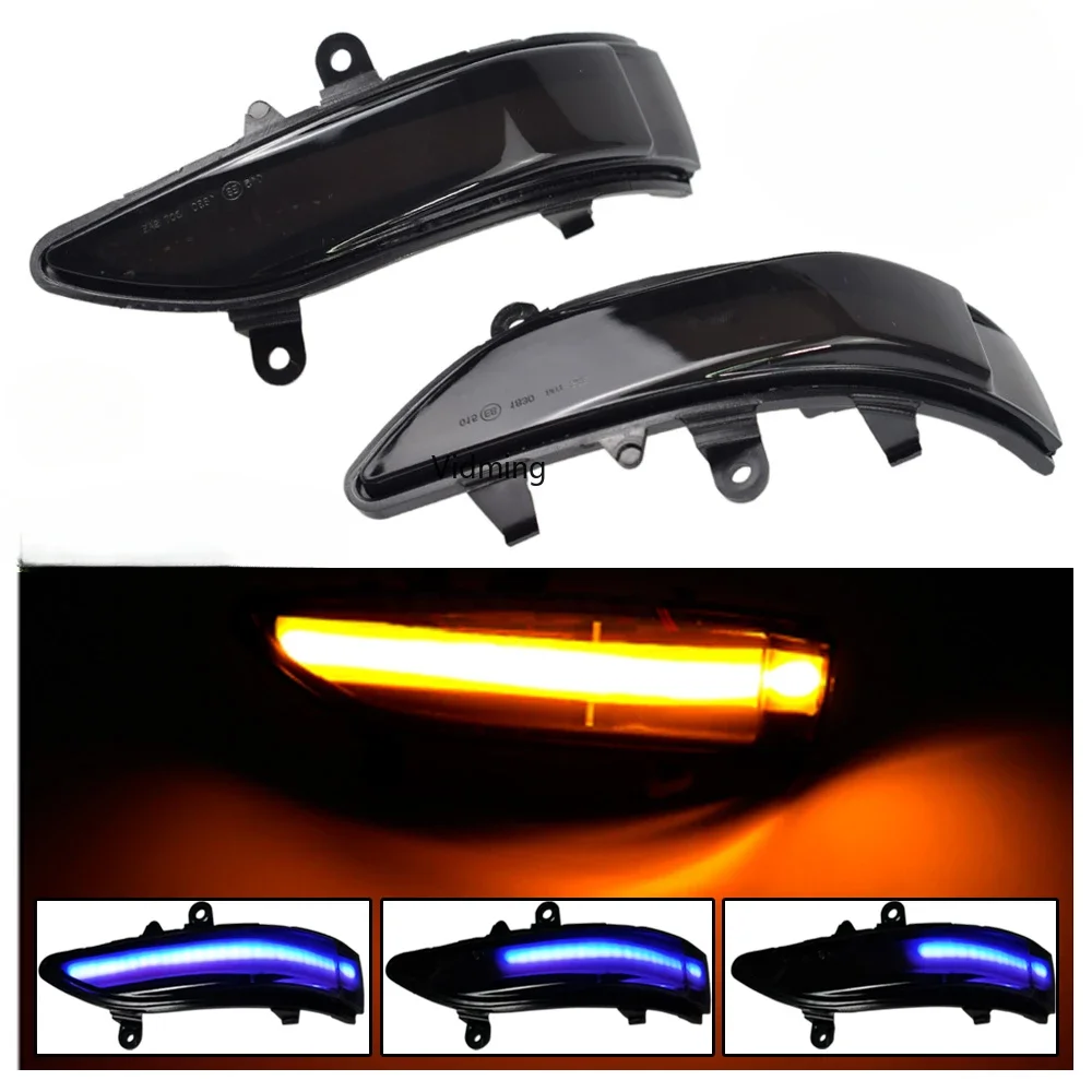 2Pcs LED Dynamic Turn Signal Light For Subaru Forester Tribeca Side Mirror Blinker Indicator For Subaru Outback Legacy Impreza