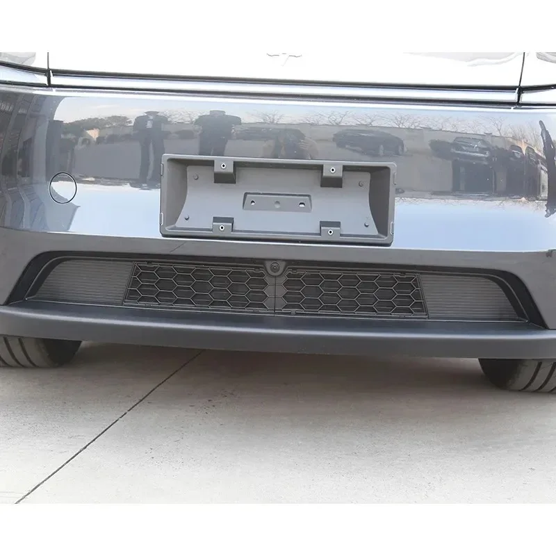 

For Tesla Model Y Juniper 2025 Front Bumper Grill Mesh Air Inlet Vent Cover Grille Guards Protector Anti-insect Net Accessories
