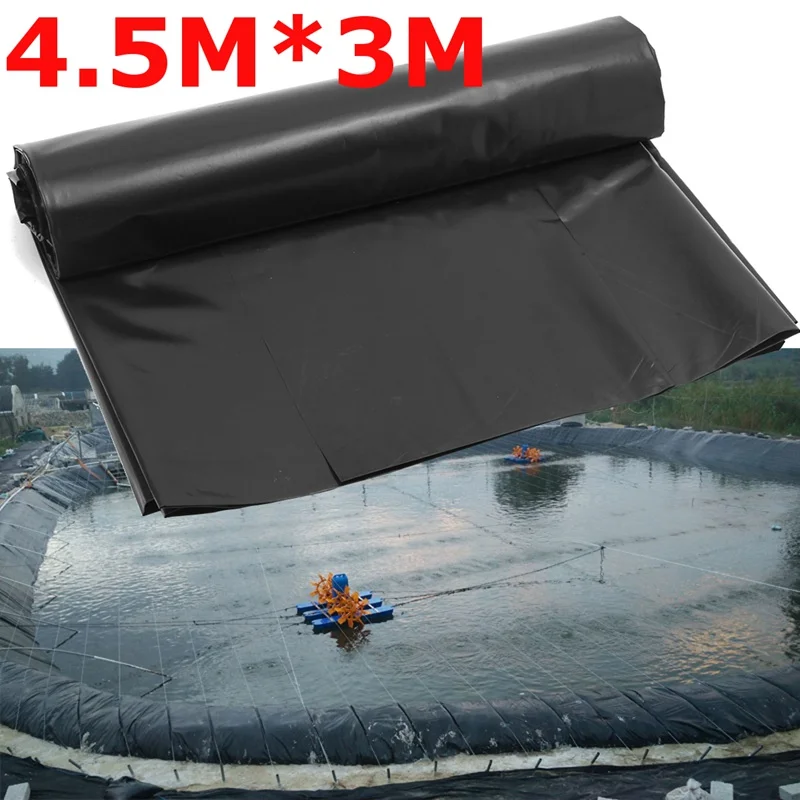 

0.2mm Waterproof Liner film Fish Pond Liner Garden Pools Reinforced HDPE Heavy Duty Guaranty Landscaping Pool Pond 4.5X3M