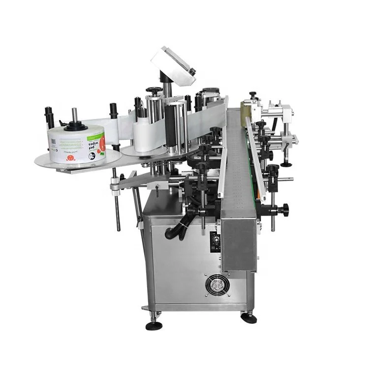 علي بابا الصين المورد آلة الملصقات التلقائي / آلة وضع العلامات المسطحة آلة وضع العلامات على الزجاجات مع المبرمج #5