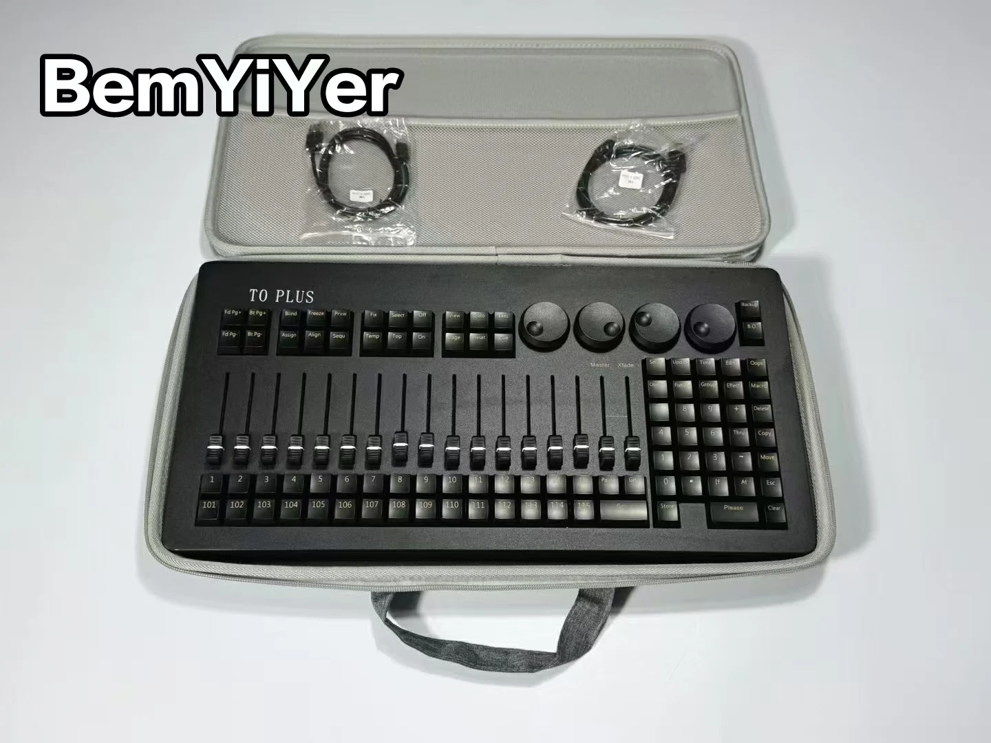 

Mini Fader wing T0 Plus DJ party controller keyboard Bag stage lighting console for MA2 onPC