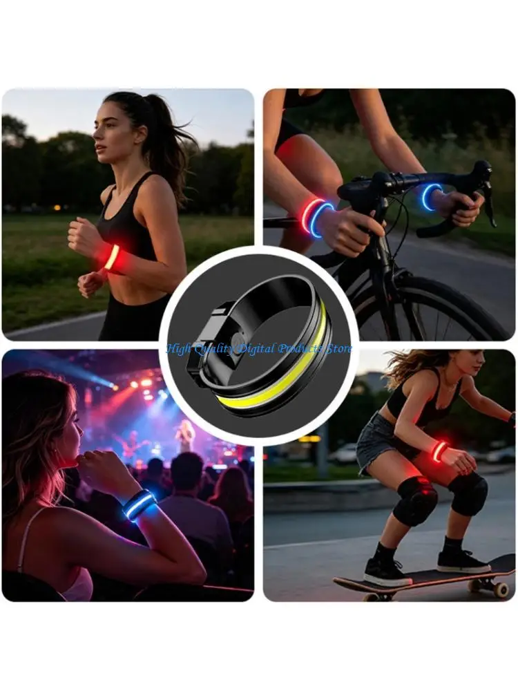 U2JE High LED Headband Light with 800mAh Battery Upgrades for Night Time Safety