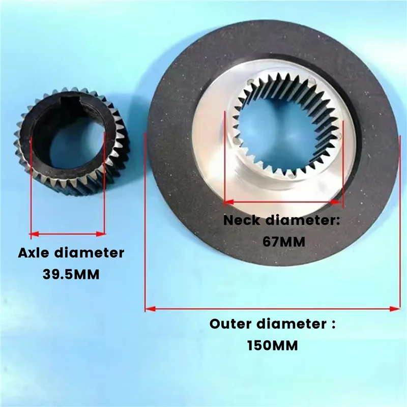

150MM Electromagnetic Brake Motor Friction Brake Pads Brake Gear Discs Assembly For YEJ132 Base