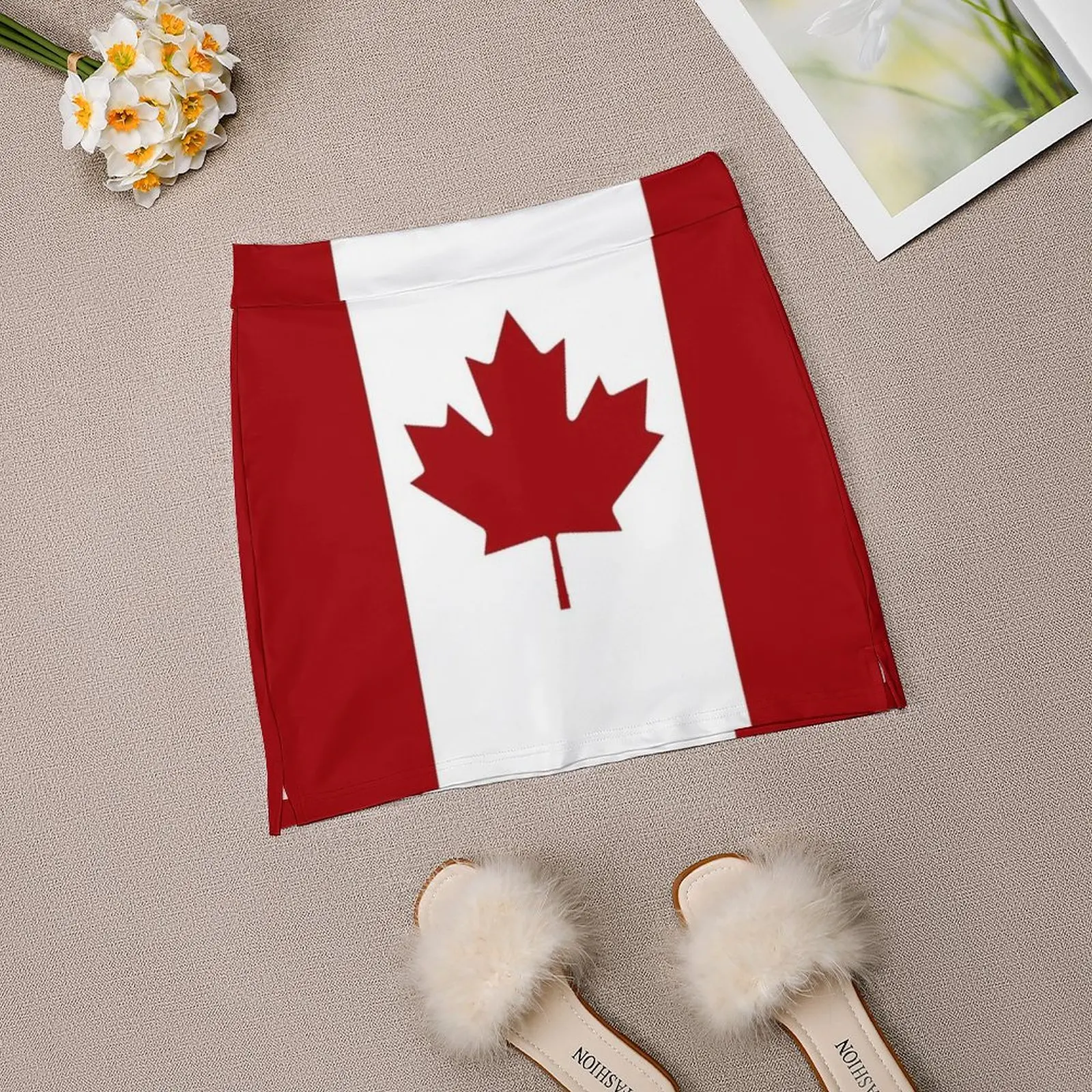 Canada: Canadese Vlag (Rood & Wit) vrouwen Rok Sport Skort Rok Met Pocket Fashion Koreaanse Stijl Rok 4Xl Rokken Air