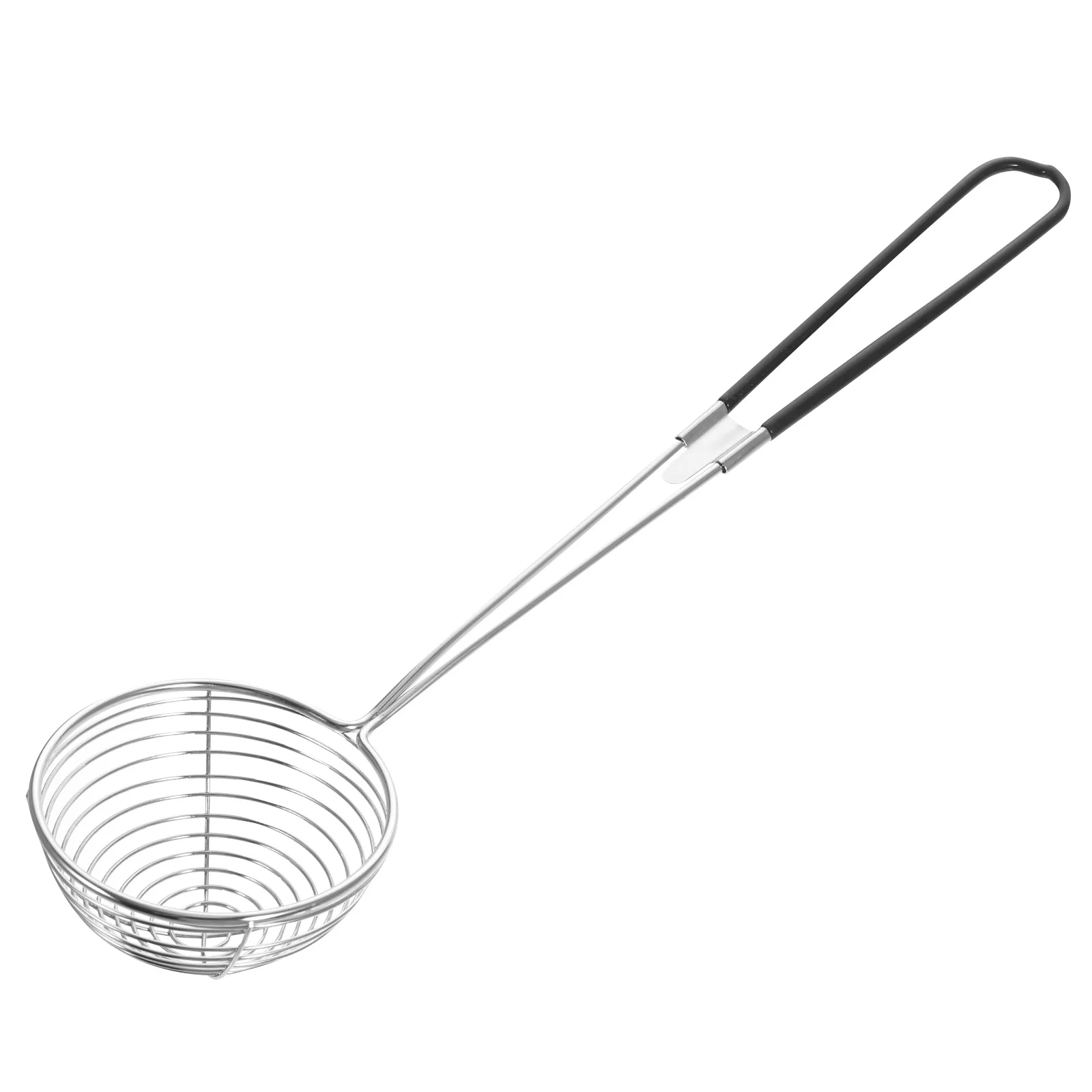 

Stainless Steel Spider Strainer Spoon Large Mesh Frying Filter Ladle Household Long Handle Oil Noodle Strainer Hanging