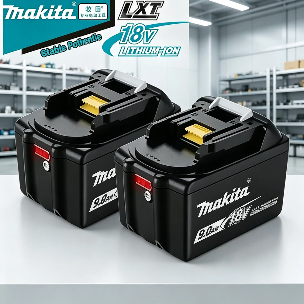 100% Original Makita 18V Battery 9.0Ah BL1890B Rechargeable Lithium-Ion Battery