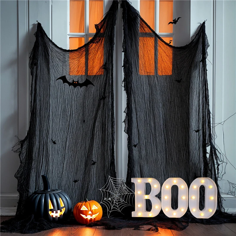 Halloween Decorations-3 LED Marquee Light Up Letters "BOO" Sign Halloween Decor For Kitchen Tabletop Party Indoor