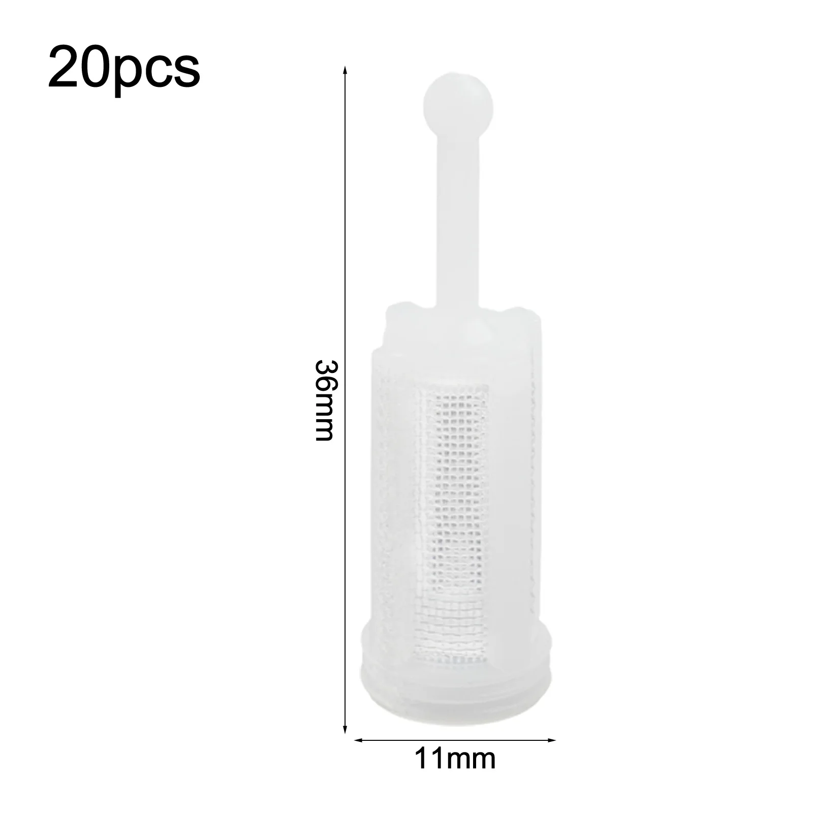 Pack of 20 Paint Strainers Nylon Mesh Disposable Spray Tool Filters to Remove Impurities and Undissolved Pigments