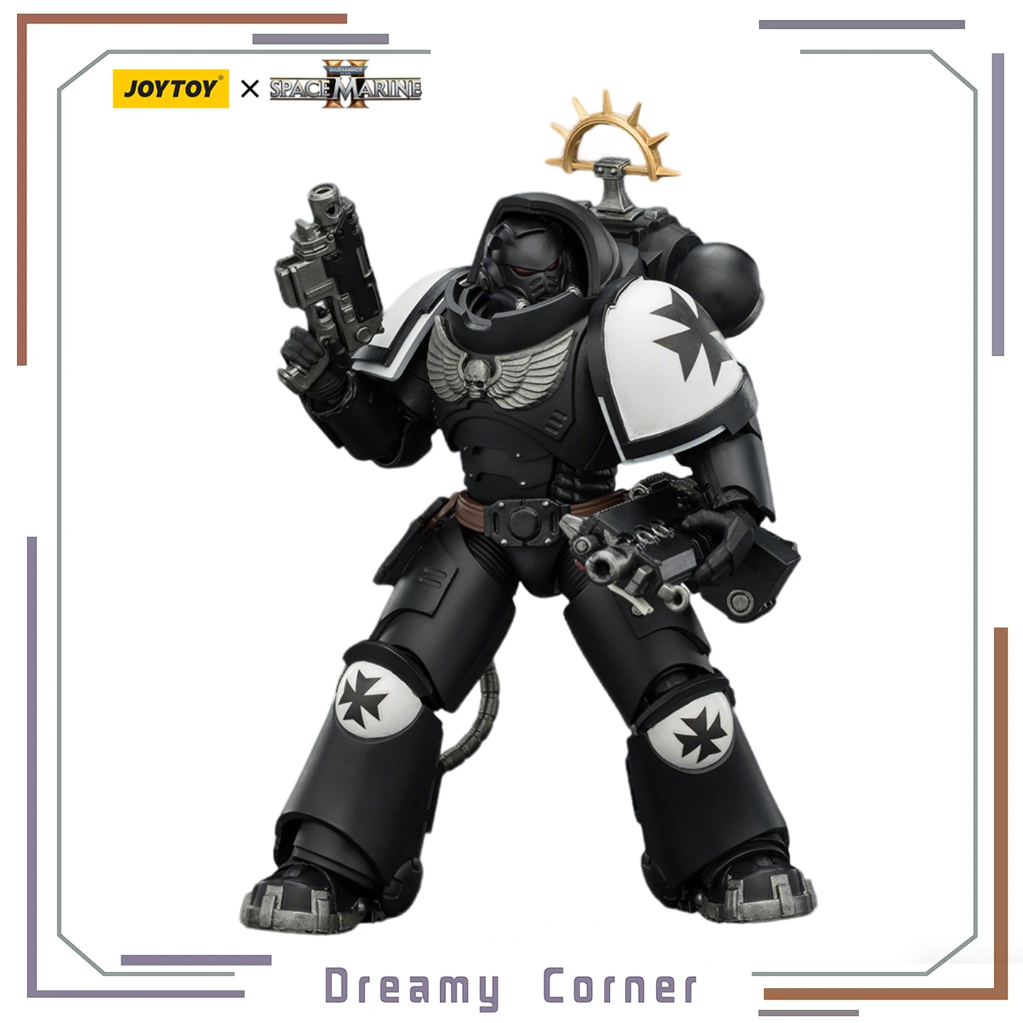 

В наличии: JOYTOY Warhammer 40K Game Edition Black Templars Heavy Intercessor с тяжелой винтовкой и болтовкой, масштаб 1/18