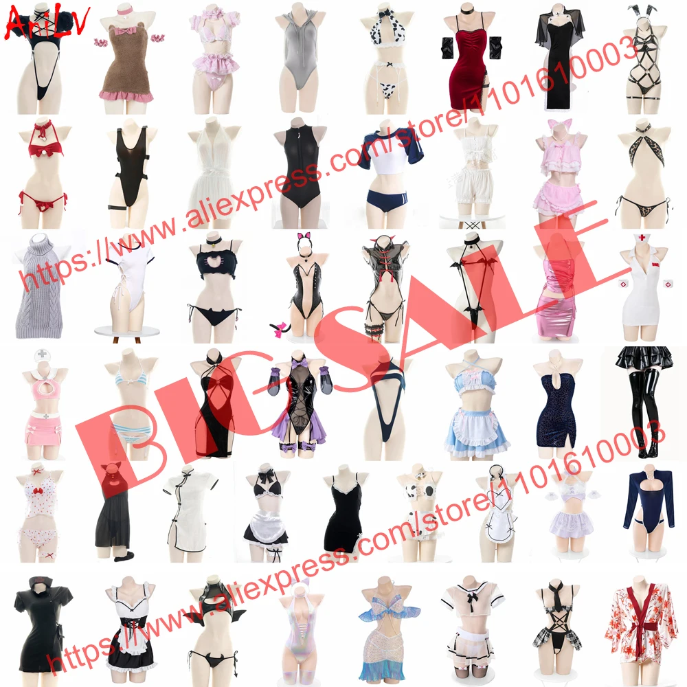 AniLV 2025 Clearance Sale Random New Year Gift Pack Anime Lolita Cat Maid Student Uniform Dress Bodysuit Outfit Costumes Cosplay