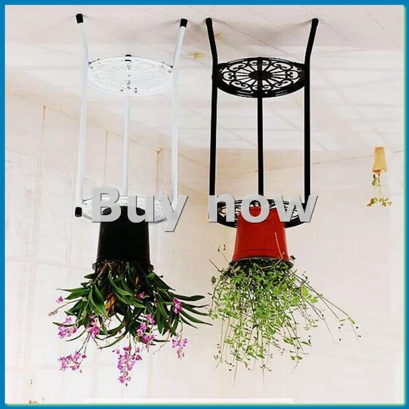 

Двухслойная элегантная металлическая подставка для растений, полка, держатель для растений в горшке, современные высокие подставки для горшков для растений для внутреннего и наружного декора B-A51M