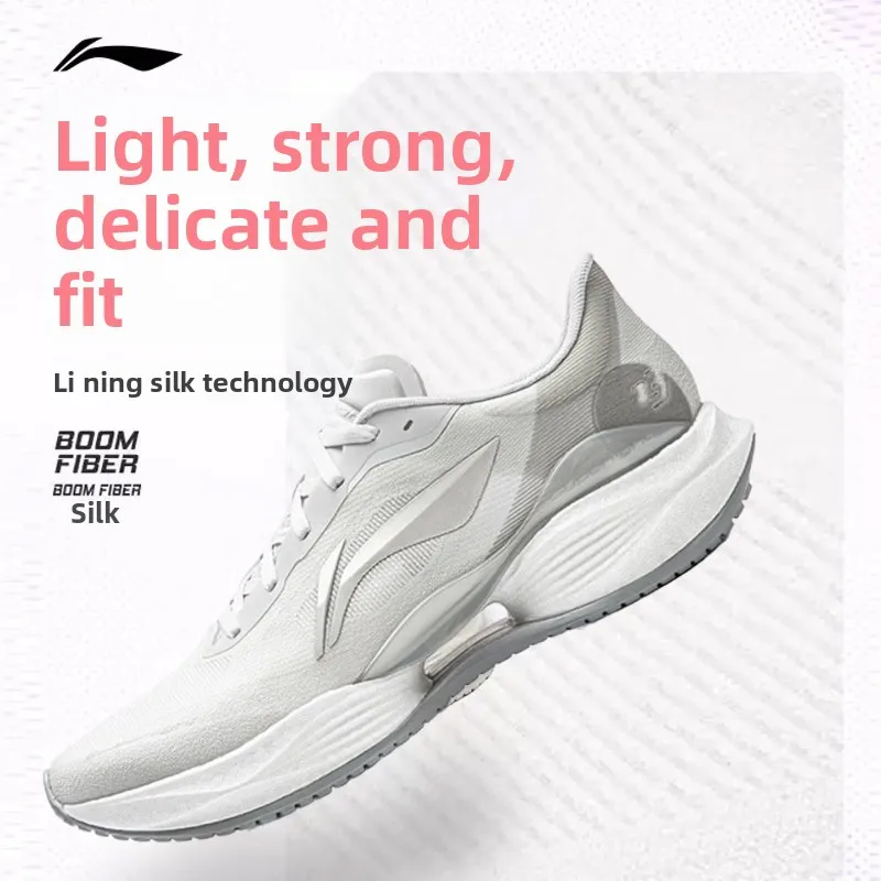 LI-NING Men's SUPER LIGHT 23 Running Shoes Ultralight Breathable BOOM Cushioning Outdoor Jogging Daily Training Sneakers ARBW017