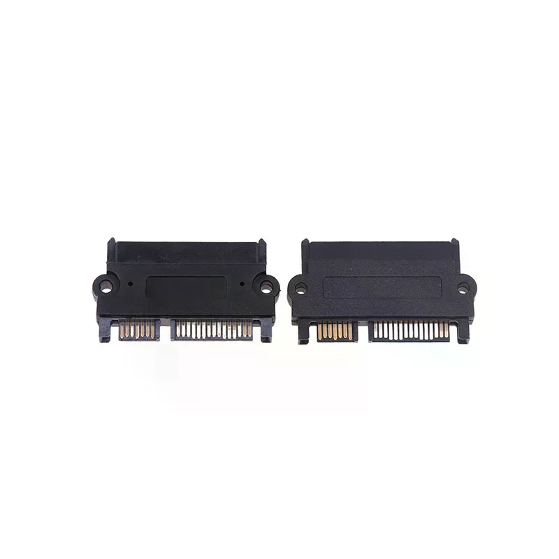 1Pc SFF-8482 SAS To SATA 180 Degree Angle Adapter Converter Straight Head SATA To SATA Converter