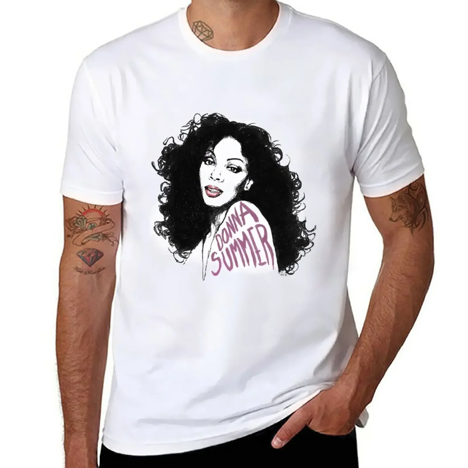 

Donna Summer Portrait Sketch T-Shirt graphics plain heavyweights t shirts for men pack