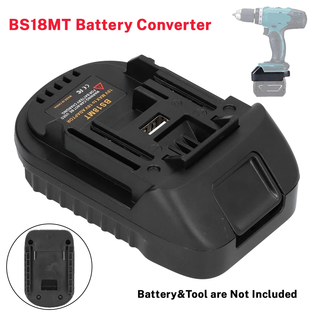 

Battery Adapter For Bosch 18V Convert To For Makita 18V Converter With USB For Makita 18V Electric Tool BAT618 BAT609G BS18MT