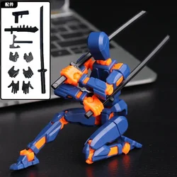 13 Jointed Movable Action Figures Shapeshift Robot 3D Printed Mannequin Character Assemble Toys Parent-children Game Kids Gifts