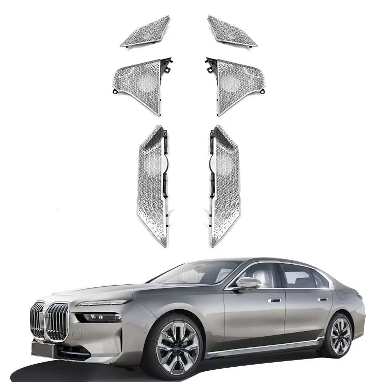 غطاء مكبر الصوت أضواء LED اكسسوارات السيارات الداخلية لسلسلة 7 الجديدة G70 #2