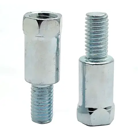 페어 오토바이 후면 미러 어댑터 M10 10MM 8MM M8 시계 방향 반시계 방향 오른쪽 왼손 스레드 변경 증가 나사