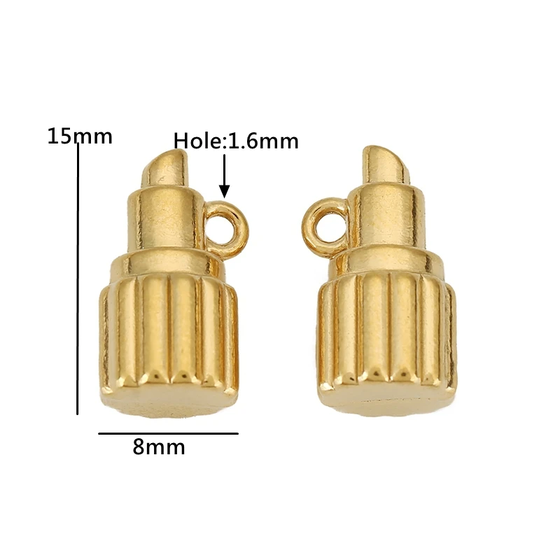 3pcs Lipstick Rabbit Conch Lovers Charms Pendants
